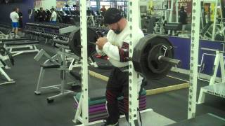 Staley Training Systems- zercher squat -paused 365x3