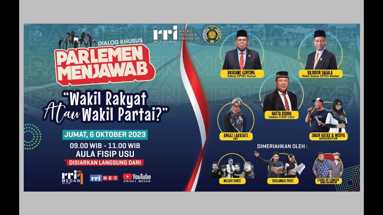 Wakil Rakyat DIALOG KHUSUS PARLEMEN MENJAWAB