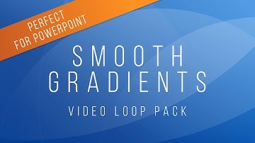 Smooth Gradient Animated Video Background Loops Pack for PowerPoint