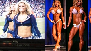 Patriots Cheerleader wins world bikini competition