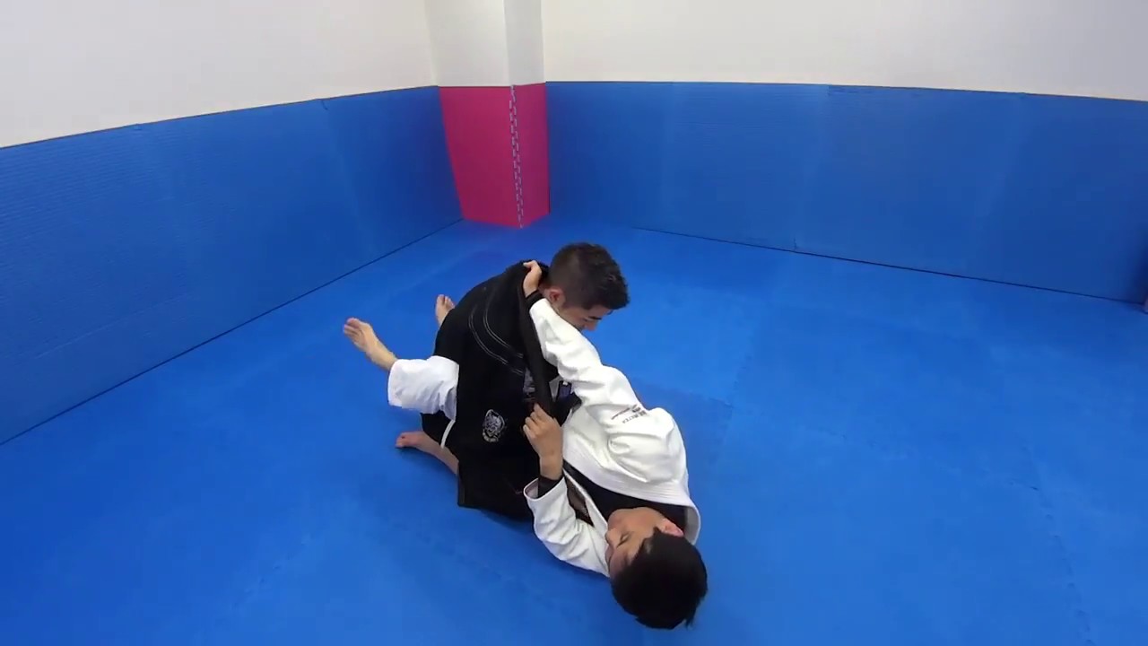 Newaza List Cross Collar Choke from Closed Guard YouTube