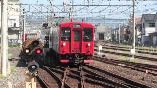 筑肥線  １０３系１５００番台　３４０Ｃ　西唐津駅入線
