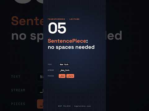SentencePiece Tokenizer Explained | Tokenization Without Spaces