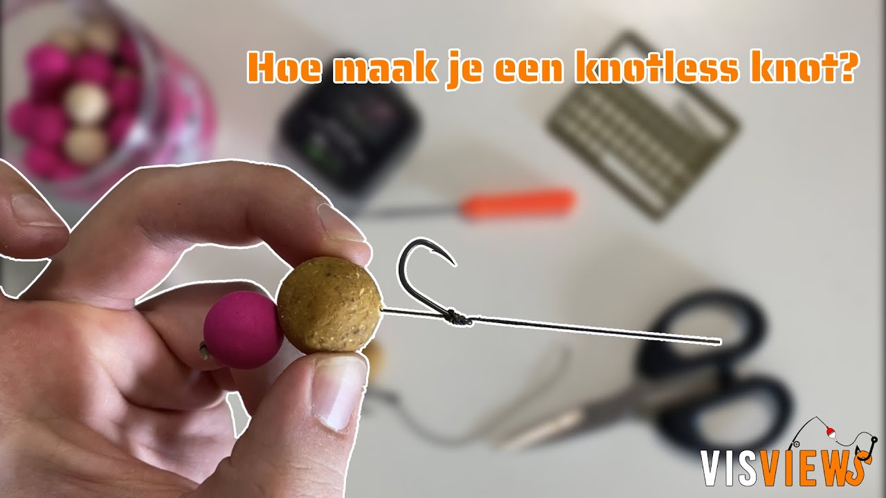 Hoe Knoop Je Een Knotless Knot Voor Het Karpervissen? - YouTube