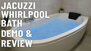 Detailed Jacuzzi Whirlpool Bath Demo & Review | 24-Jet Indoor Spa Installation & Tips Details