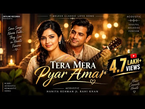 Tera Mera Pyar Amar (Acoustic) | Haniya Rehman ft Rahi Khan | Timeless Classic Love Song