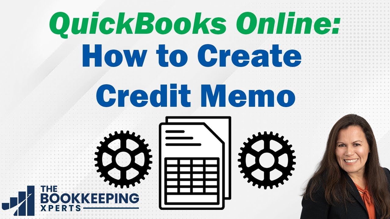 How to Create Credit Memo | QuickBooks Tutorial - YouTube