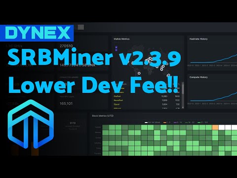 SRBMiner v2.3.9 - Lower Dev Fee On DYNEX!!