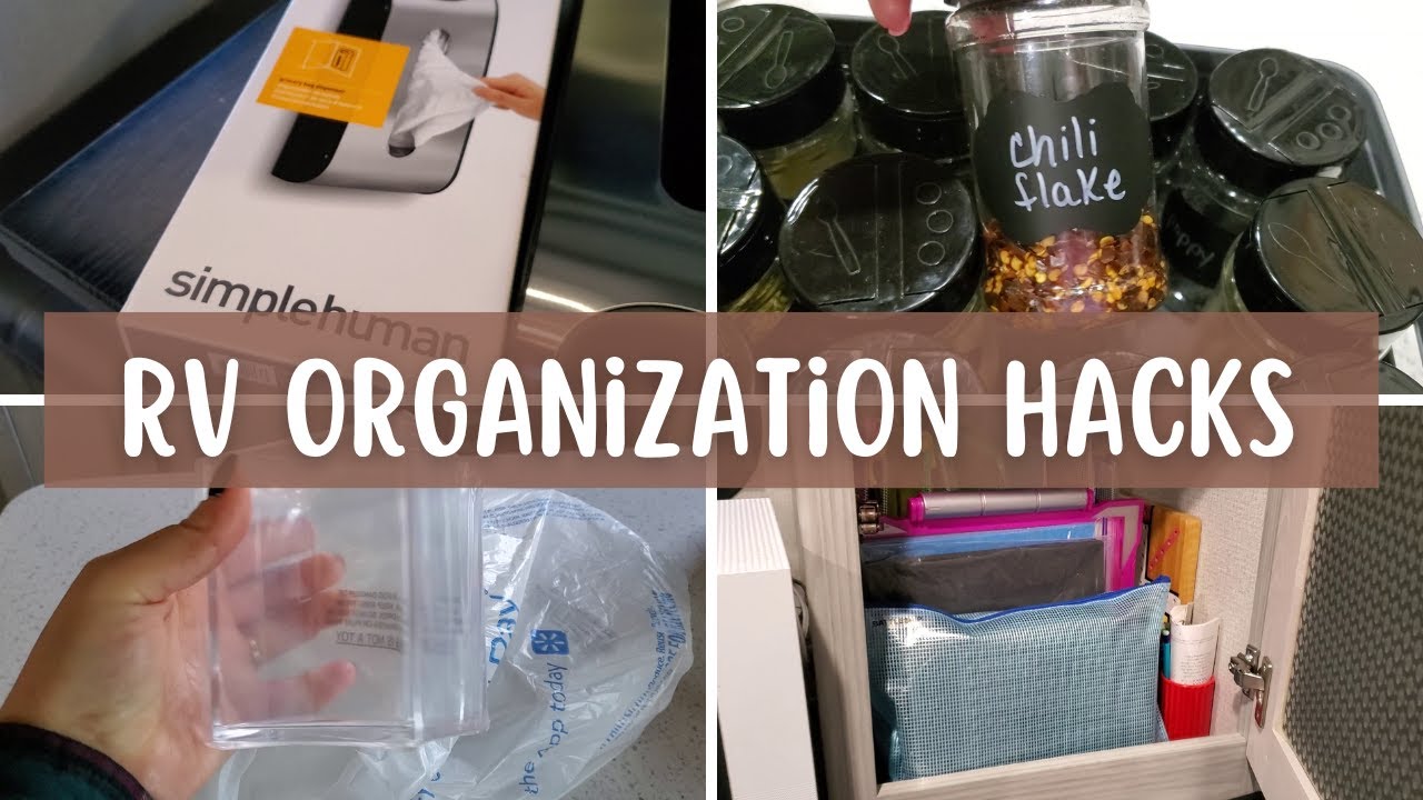 75 Travel Trailer RV Organization Ideas » Homemade Heather