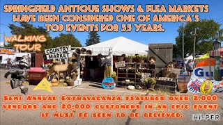 SUPER EVENT ANTIQUE EXTRAVAGANZA WALKING TOUR SPRINGFIELD OHIO TREASURES & MORE