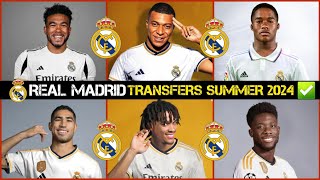 Real Madrid Transfer News 2024 | Ft ; Mbappe , Hakimi , Arnold , Davies..✅