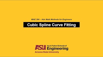 MAE 384 - Cubic Spline Curve Fitting