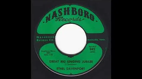 Ethel Davenport  Great Big Singing Jubilee