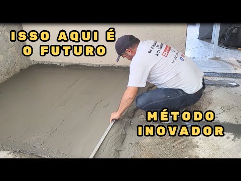 PEDREIRO CRIA MÉTODO INOVADOR PARA PISO TORTO