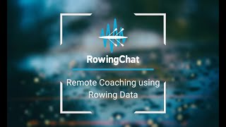 Remote coaching using rowing data