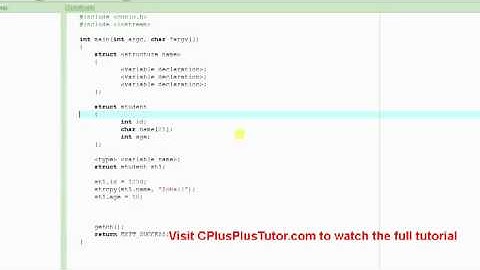 C Programming Tutorial #20 - Structures - Part 2 [HD]x