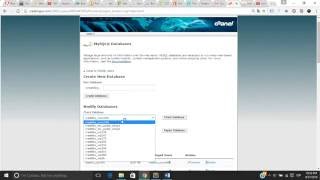 How to import data base in bluehost
