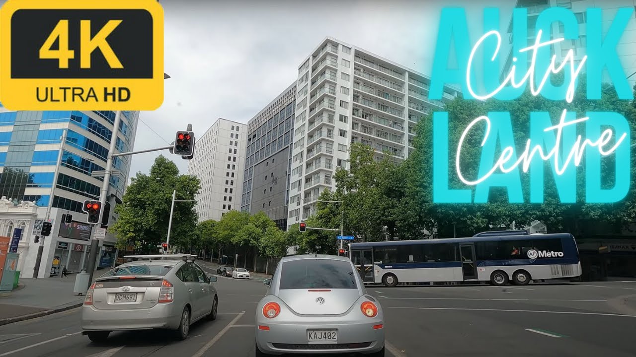 Driving Across Auckland Harbour Bridge | CBD | Newmarket | 4K