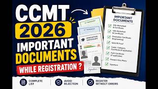 CCMT 2026 Counselling Documents Checklist | Don’t Miss These!