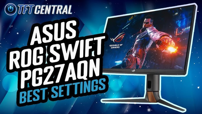 ASUS Republic of Gamers Swift PG27AQN 27 1440p HDR 360 Hz Gaming Monitor