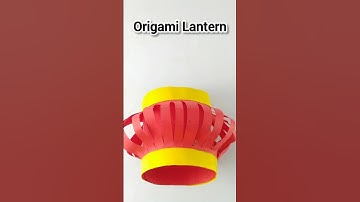 Easy Origami Lantern | DIY Paper Lantern Tutorial ✨