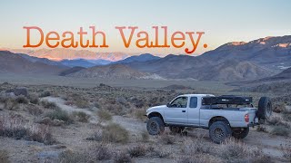 Exploring Death Valley in an old Toyota.