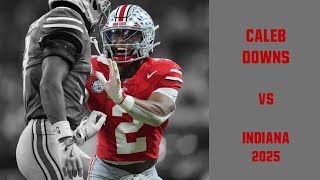 Celebrity Caleb Downs vs Indiana 2025 (B1G Champ) Wealth
