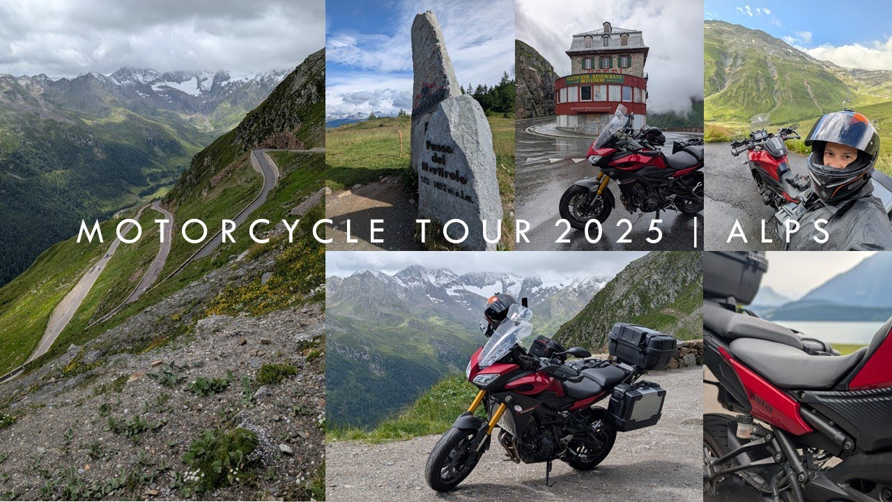 Motorcycle Tour 2025 | Alps | UK | Germany | Switzerland | Italy