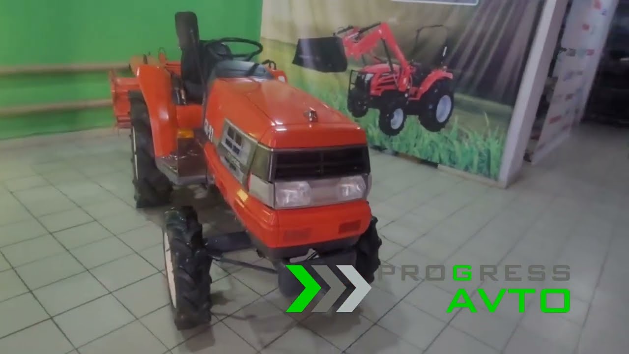 Смотри новый обзор из Тулы японский минитрактор KUBOTA GL21 Новомосковское шоссе 28 прогрессавто