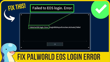 [FIXED] PALWORLD EOS LOGIN ERROR GAMEPASS | Fix Palworld Failed to EOS Login Error
