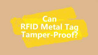 Huayuan Flexible Printable Tamper Proof On Metal Rfid Tag