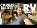 Cargo Trailer RV Conversion - 8.5'x24'