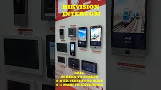 Hikvision IP intercom Demo #shorts