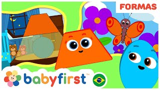 Desenhos educativos em português | Aprender Formas com Lâmpada | Escola das formas |BabyFirst Brasil