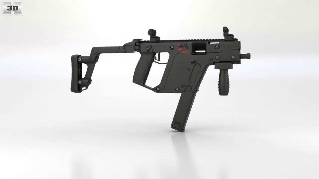 Download KRISS Vector SMG by 3D model store Humster3D.com - YouTube