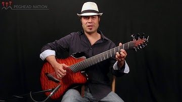 Emerald X20 Eight-String Guitar Demo from Peghead Nation