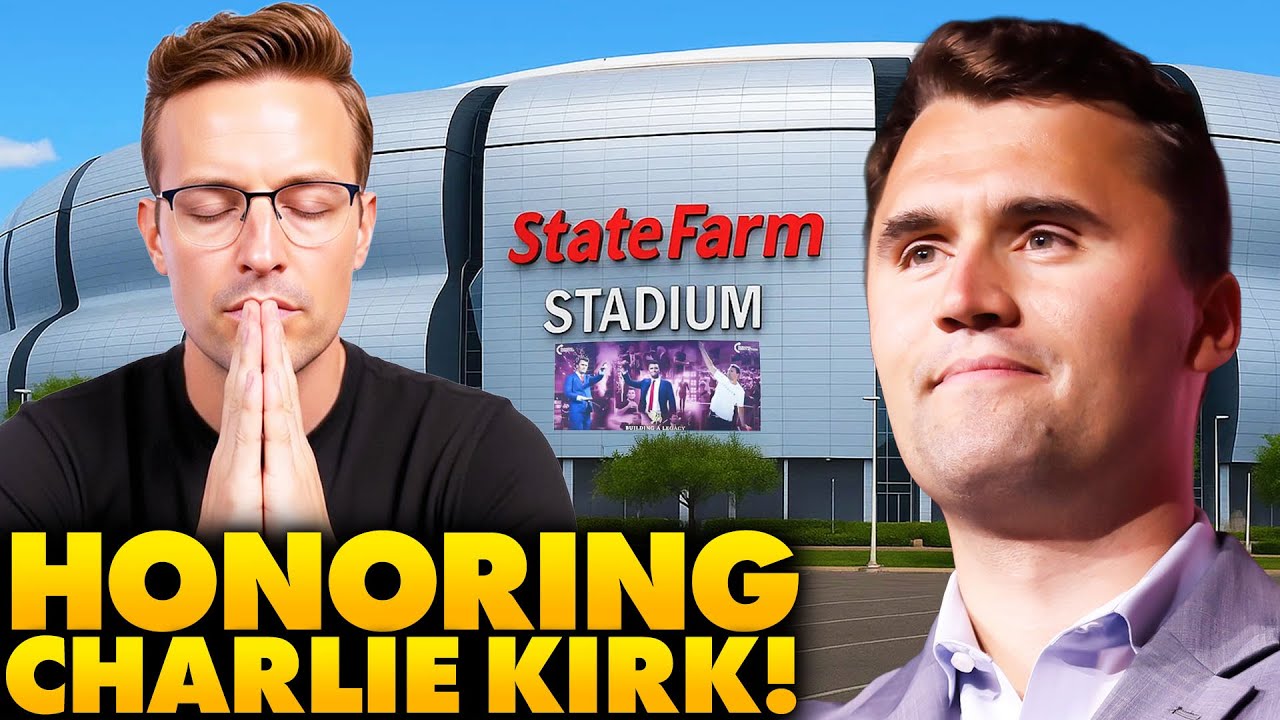 I Went on Fox News to Honor Charlie Kirk’s Legacy Outside PACKED Stadium Memorial— AMERICAN REVIVAL