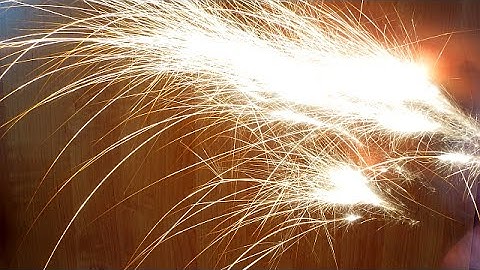 Flint fire starter in SLOW MOTION