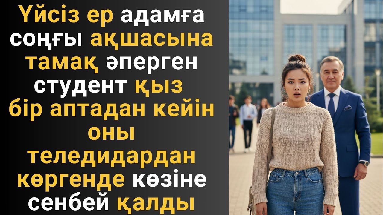 Үйсіз ер адамға соңғы ақшасына тамақ әперген студент қыз бір аптадан кейін оны теледидардан көргенде