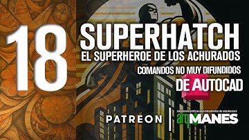 SUPERHATCH | AUTOCAD AVANZADO | Crea tu propio Hatch sin restricciones (achurado) (sombreado)