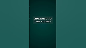 Why implement #yii2 #coding standards for #php efficiency? unlock #php efficiency with #yii2 #coding