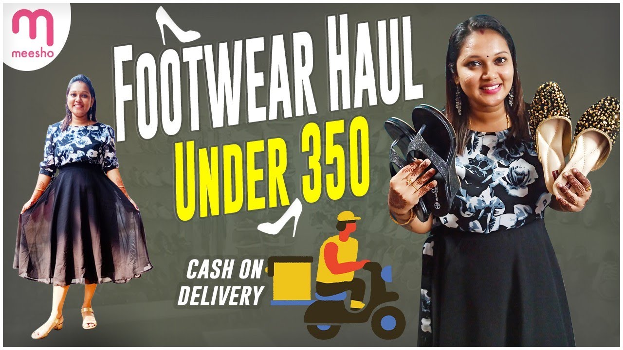 Meesho Footwear Haul Under 350Cod AvailableBest qualityWedges