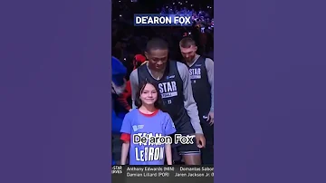 DE ARON FOX NBA ALL STAR 2023 INTRODUCTION Nba Allstar2023 Shorts 