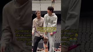 Someone Said Namjoon Dancing Behind Jin Like A Male Bird Trying To Impress His Girl namjin bts