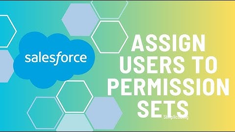 Salesforce Assign Users to Permission Sets