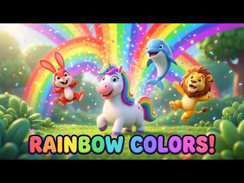 Learn Colors Song 2026 | Rainbow Animal Dance Party | Fun Learning for Toddlers & Kids