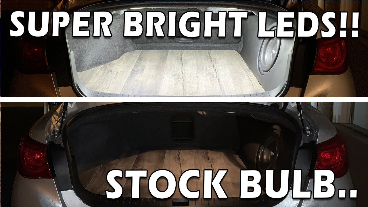 How to Install DIY Super bright LED Lights in your trunk YouTube