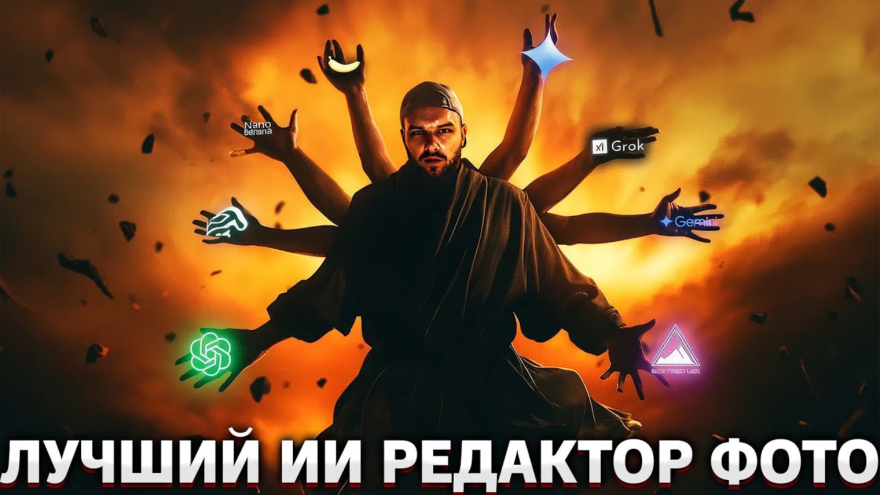 Лучший ИИ для редактирования изображений и фото в 2026 GPT 1 5 Nano Banana Pro Seedream 4 Flux 2 MAX