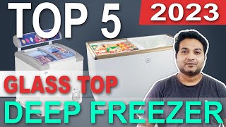 Top 5 Glass Top Deep Freezer 2023 | Top 5 Deep Freezer | Best Convertible Chest Freezer In India