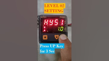 Parameter Setting Selec TC 544  Temperature Controller